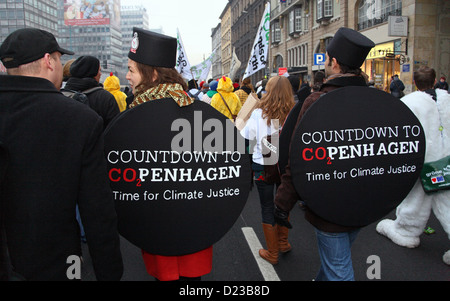 Posen, Polen, Demo gegen den Klimawandel Stockfoto