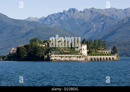 Piemont: Borromäischen Inseln - Isola Bella gesehen von Stresa Stockfoto