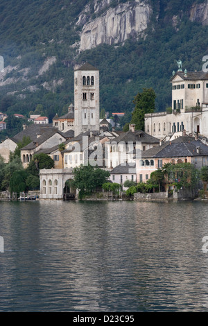 Piemont: Isola di San Giulio von Orta San Giulio Stockfoto