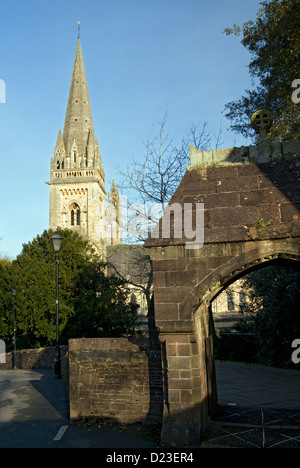 Llandaff Kathedrale Cardiff wales uk Stockfoto