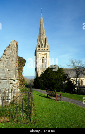 Llandaff Cathedral, Llandaff, Cardiff, Wales, UK. Stockfoto