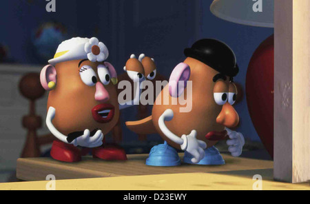 Toy Story 2--Mrs. Potato Head, Mr. Potato Head *** lokalen Caption *** 1999 Walt Disney Stockfoto