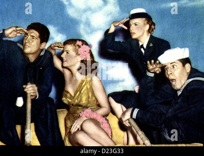 Seemann, Pass Auf!  Sailor Beware Dean Martin, Corinne Calvet, Marion Marshall, Jerry Lewis Die Beiden Unterground Melvin Jones Stockfoto