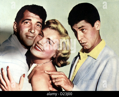 Starr Vor Angst Scared Stiff Dean Martin, Lizabeth Scott Jerry Lewis Larry (Dean Martin) Und Myron (Jerry Lewis) Folgen der Stockfoto