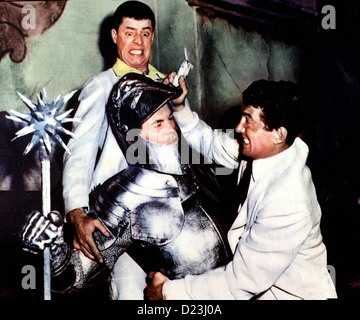 Starr Vor Angst Scared Stiff Jerry Lewis,?, Dean Martin Myron (Jerry Lewis, h) Und Larry (Dean Martin, R) Versuchen Den Spuk Stockfoto