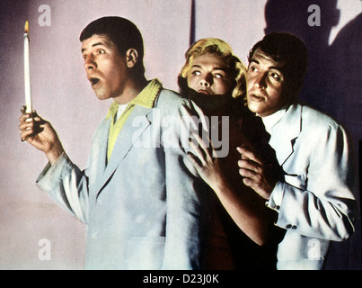 Starr Vor Angst Scared Stiff Jerry Lewis, Lizabeth Scott, Dean Martin Myron (Jerry Lewis), Mary (Lizabeth Scott) Und Larry Stockfoto