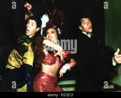 Starr Vor Angst Angst steif Jerry Lewis, Carmen Miranda, Dean Martin *** lokalen Caption *** 1953-- Stockfoto