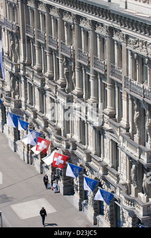 Zürich, Schweiz, credit Suisse Paradeplatz Stockfoto