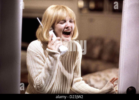 Schrei Schrei Drew Barrymore war als Netter Flirt bin Telefon Beginnt, Endet Fuer Casey Becker (Drew Barrymore) Und ihren Stockfoto