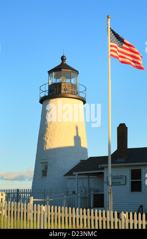 Pemaquid Point Lighthouse, Pemaquid Lighthouse Park, New Harbor, Maine, USA Stockfoto