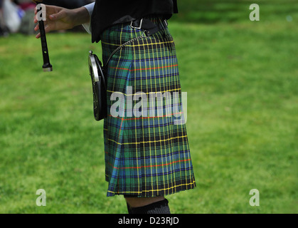 Kandidat bei Killin Highland Games 2011 Stockfoto