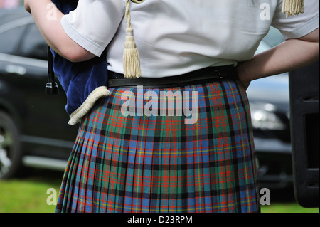 Kandidat bei Killin Highland Games 2011 Stockfoto