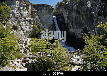 Chorrillo del Salto, Nationalpark Los Glaciares, Patagonien, Argentinien Stockfoto