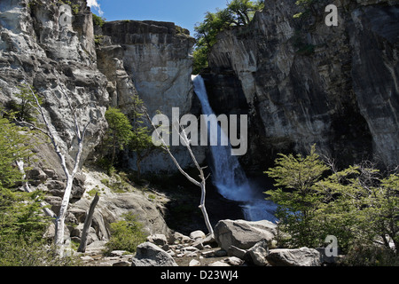 Chorrillo del Salto, Nationalpark Los Glaciares, Patagonien, Argentinien Stockfoto