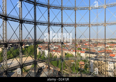 Berlin, Deutschland, Blick durch die Gasometer in Schöneberg in Berlin Stockfoto