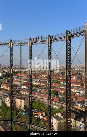 Berlin, Deutschland, Blick durch die Gasometer in Schöneberg in Berlin Stockfoto