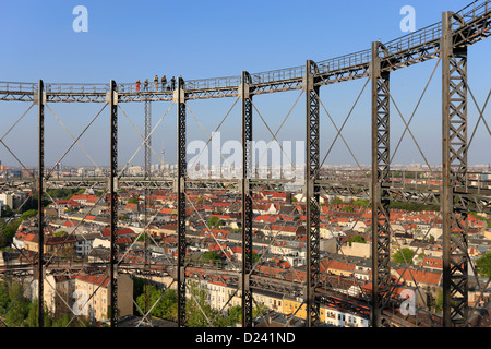 Berlin, Deutschland, Blick durch die Gasometer in Schöneberg in Berlin Stockfoto