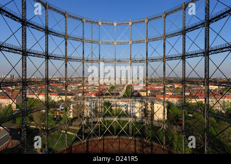 Berlin, Deutschland, Blick durch die Gasometer in Schöneberg in Berlin Stockfoto