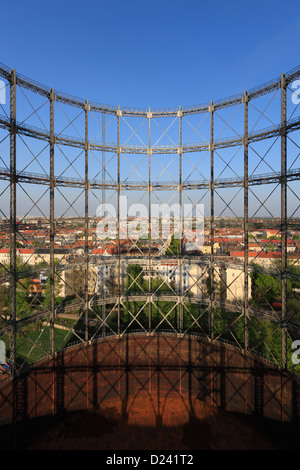 Berlin, Deutschland, Blick durch die Gasometer in Schöneberg in Berlin Stockfoto