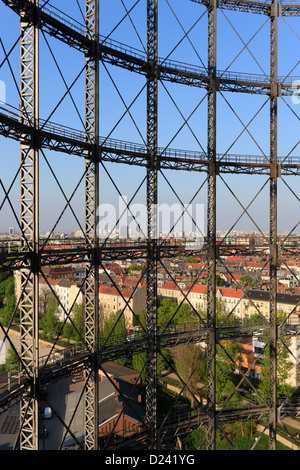 Berlin, Deutschland, Blick durch die Gasometer in Schöneberg in Berlin Stockfoto