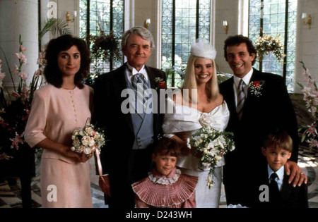 Mit Dem Tod Verbunden Sorry falsche Nummer sterben Hochzeit von Charlie (Carl Weintraub, R) Und Madelyn (Loni Anderson, 2vr) ist von Stockfoto