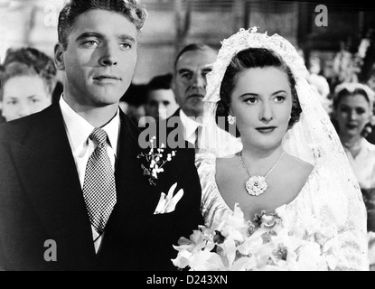 Du Lebst Noch 105 Minuten Sorry, falsche Nummer Burt Lancaster, Barbara Stanwyck Henry Stevenson (Burt Lancaster) Heiratet sterben Stockfoto