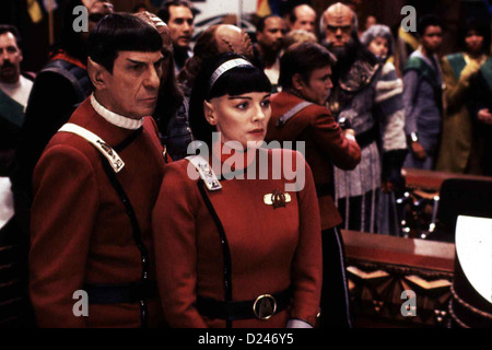 Star Trek Vi - Das Unentdeckte Land Star Trek Vi: Unentdeckte Land Leonard Nimoy, Kim Cattrall *** lokalen Caption *** 1991 Stockfoto