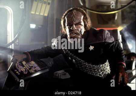 Star Trek - Der Erste Kontakt Star Trek: First Contact Lt. Come. Worf (Michael Dorn) *** lokalen Caption *** 1996 Paramount Stockfoto