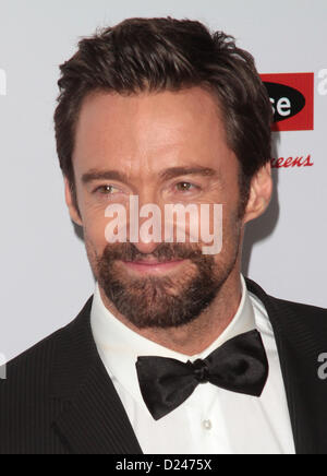 HUGH JACKMAN 2013 g ' Day USA LOS ANGELES BLACK TIE GALA LOS ANGELES Kalifornien USA 12. Januar 2013 Stockfoto