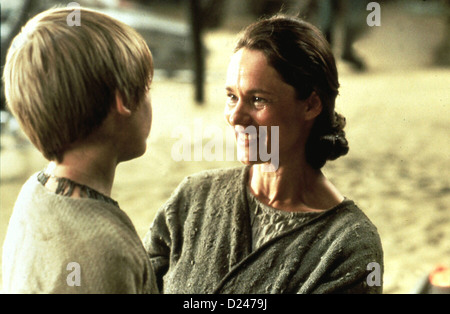 Star Wars: Episode 1-Die Dunkle wobei StarWars: Episode ich Phantom Menace Jake Lloyd, Pernilla August Anakin Skywalker Stockfoto