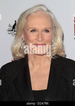 GLENN CLOSE 2013 g ' Day USA LOS ANGELES BLACK TIE GALA LOS ANGELES Kalifornien USA 12. Januar 2013 Stockfoto