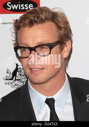 SIMON BAKER 2013 g ' Day USA LOS ANGELES BLACK TIE GALA LOS ANGELES Kalifornien USA 12. Januar 2013 Stockfoto