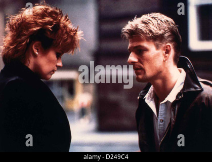 Stürmischer Montag stürmischen Montag Melanie Griffith, Sean Bean *** lokalen Caption *** 1988-- Stockfoto