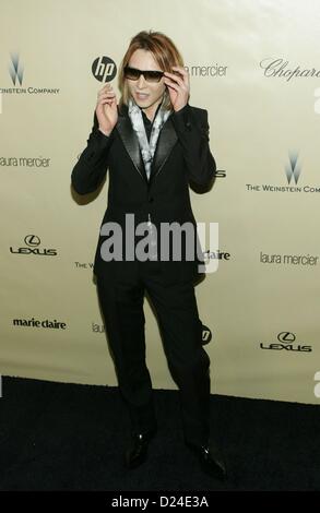 Beverly Hills, Kalifornien, USA. 13. Januar 2013. Yoshiki im Ankunftsbereich für The Weinstein Company 2012 Golden Globes After-Party, The Old Trader Vic, Beverly Hills, CA 13. Januar 2013. Foto von: James Atoa/Everett Collection Stockfoto