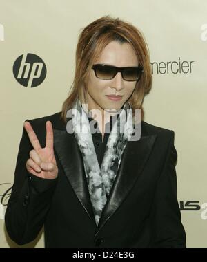 Beverly Hills, Kalifornien, USA. 13. Januar 2013. Yoshiki im Ankunftsbereich für The Weinstein Company 2012 Golden Globes After-Party, The Old Trader Vic, Beverly Hills, CA 13. Januar 2013. Foto von: James Atoa/Everett Collection Stockfoto