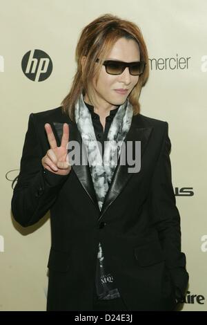 Beverly Hills, Kalifornien, USA. 13. Januar 2013. Yoshiki im Ankunftsbereich für The Weinstein Company 2012 Golden Globes After-Party, The Old Trader Vic, Beverly Hills, CA 13. Januar 2013. Foto von: James Atoa/Everett Collection Stockfoto