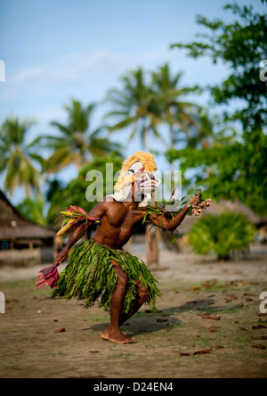 Malagan Tatuana Masken Tanz, Neuirland Insel, Papua Neuguinea Stockfoto