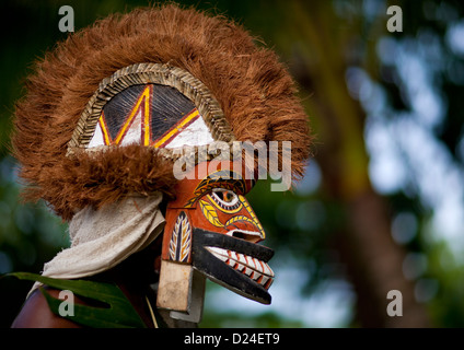 Malagan Tatuana Masken Tanz, Neuirland Insel, Papua Neuguinea Stockfoto