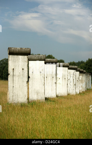 Sosnowka, Polen, etablierten Stücke der Berliner Mauer Stockfoto