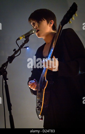 Mailand, Italien 02December 2012 - The XX, die live an der Music club The Alcatraz Stockfoto