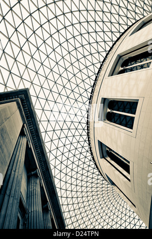 Der große Hof, das British Museum, Great Russell Street, London, England Stockfoto