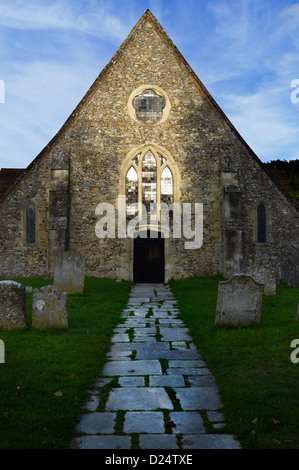 Str. Thomas À Becket Kirche Warblington Stockfoto