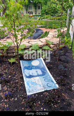 Gartengestaltung Blume-Festival Tallinn in Estland Stockfoto