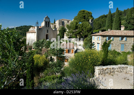 Gigondas, Frankreich, den provenzalischen Stadt Gigondas Stockfoto