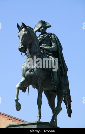 Berlin, Deutschland, Reiterstandbild Friedrich des großen Unter Den Linden Stockfoto