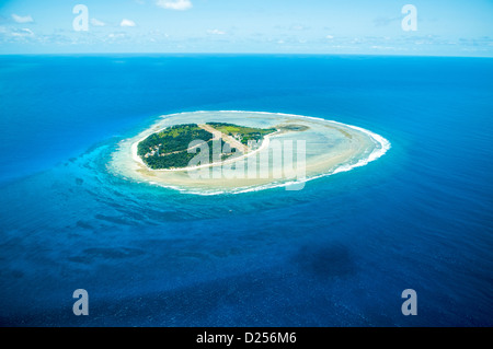 Luftaufnahme von Lady Elliot Island, Great Barrier Reef, Queensland, Australien Stockfoto