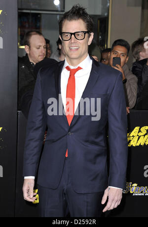 Los Angeles, Kalifornien, USA. 14. Januar 2013. Johnny Knoxville Teilnahme an der Los Angeles Premiere von The Last Stand statt im Grauman es Chinese Theatre in Hollywood, Kalifornien am 14. Januar 2013. 2013 (Kredit-Bild: © D. Long/Globe Photos/ZUMAPRESS.com) Stockfoto