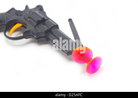 Dart Pistole mit zwei Darts. Stockfoto