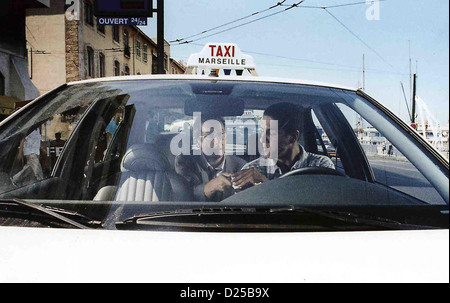 Taxi Taxi Daniel (Samy Naceri, R) *** lokalen Caption *** 1953-- Stockfoto