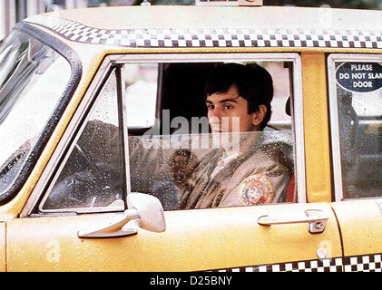 Taxi-Fahrer Taxi Fahrer Robert De Niro Taxifahrer Travis Bickle (Robert De Niro) ist Ein Einzelgaenger, der von seit Milieu Stockfoto